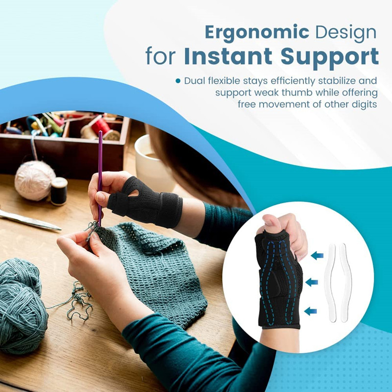 Compression splint pöidla randme tugiklambriga reguleeritav randmekaitse paremale ja vasakule käele Kerged hingavad randmepaelad