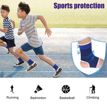 GOMOREON Παιδικό στήριγμα αγκώνα Γόνατο στήριγμα καρπού Στήριγμα αστραγάλου για ποδόσφαιρο, τρέξιμο, βόλεϊ, μπάσκετ σε υπαίθρια αθλήματα