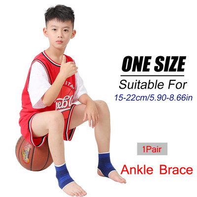 GOMOREON Kids küünarnukitugi põlvetugi Randmetugi hüppeliigese tugi jalgpalliks, jooksmiseks, võrkpalliks ja korvpalliks välispordiks