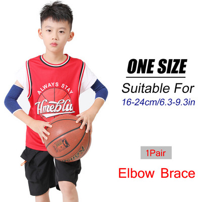 GOMOREON Kids küünarnukitugi põlvetugi Randmetugi hüppeliigese tugi jalgpalliks, jooksmiseks, võrkpalliks ja korvpalliks välispordiks