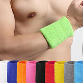 Uniszex pamut sport izzadságszalag csuklópánt csuklótámasztó pánt Fitness edzőterem futás kosárlabda tenisz csuklópánt védőpántok