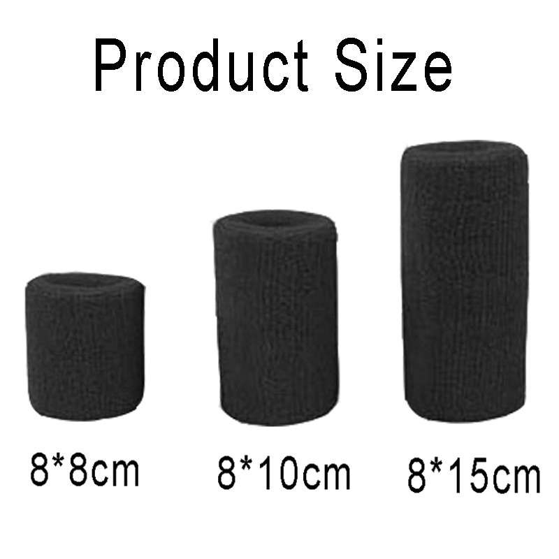 Uniszex pamut sport izzadságszalag csuklópánt csuklótámasztó pánt Fitness edzőterem futás kosárlabda tenisz csuklópánt védőpántok
