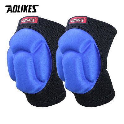 AOLIKES 1 Paar Paksendav Jalgpall Võrkpall Extreme Sport Põlvekaitsmete trakside tugi Protect Cycling Knee Protector Põlvekaitse
