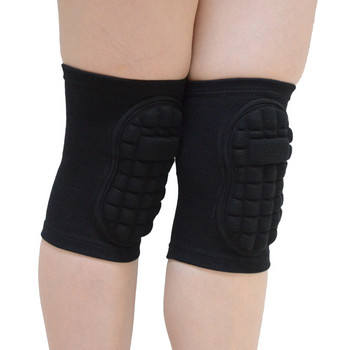 1 чифт защитни гъбени наколенки за волейбол, мека дишаща опора за коляното, наколенка за жени, мъже, спортни танци, футбол