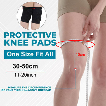 1 чифт защитни гъбени наколенки за волейбол, мека дишаща опора за коляното, наколенка за жени, мъже, спортни танци, футбол