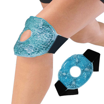 Гел за многократна употреба Леден пакет за колене за спортни наранявания Гъвкав пакет за коляно за облекчаване на болката Студен горещ компрес Терапевтична обвивка