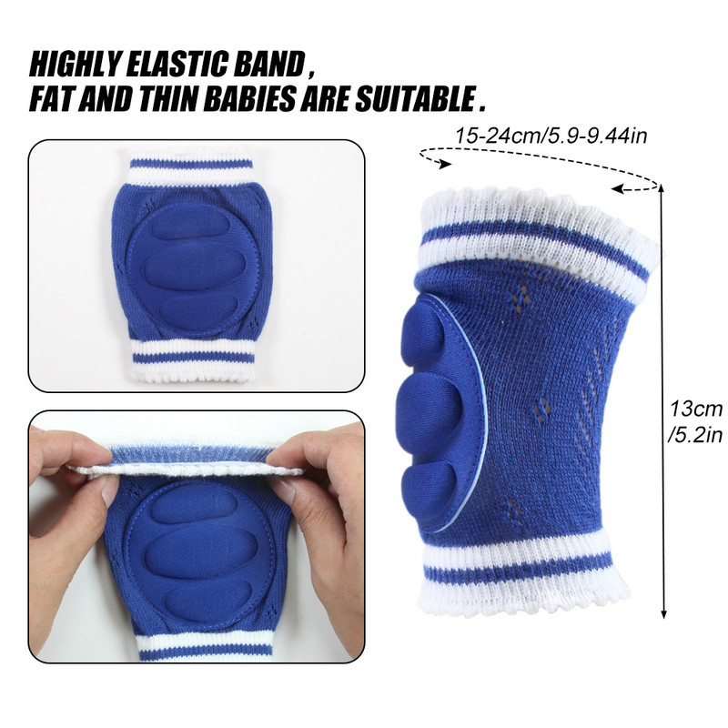 Αντιολισθητικά επιγονατάκια για μωρά, ρυθμιζόμενα επιγονατάκια για μωρά για περπάτημα, αναπνεύσιμα επιγονατάκια ερπυσμού μωρών για προστασία μωρού