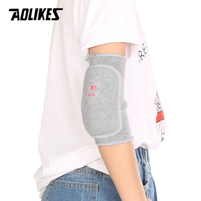 AOLIKES 1 Pair Kids Παιδιά Αναπνεύσιμα Αθλητικά Επιθέματα αγκώνων Υποστήριξη για υπαίθριο πατινάζ Χορευτικό μπάσκετ ποδόσφαιρο