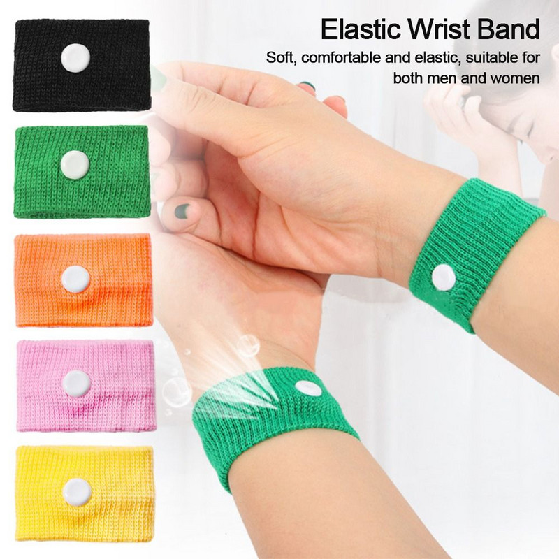 10Pc Narukvica protiv mučnine za automobil, morski avion, čamac, reljef za narukvicu protiv mučnine, remen za višekratnu upotrebu, podesiva narukvica za mučninu