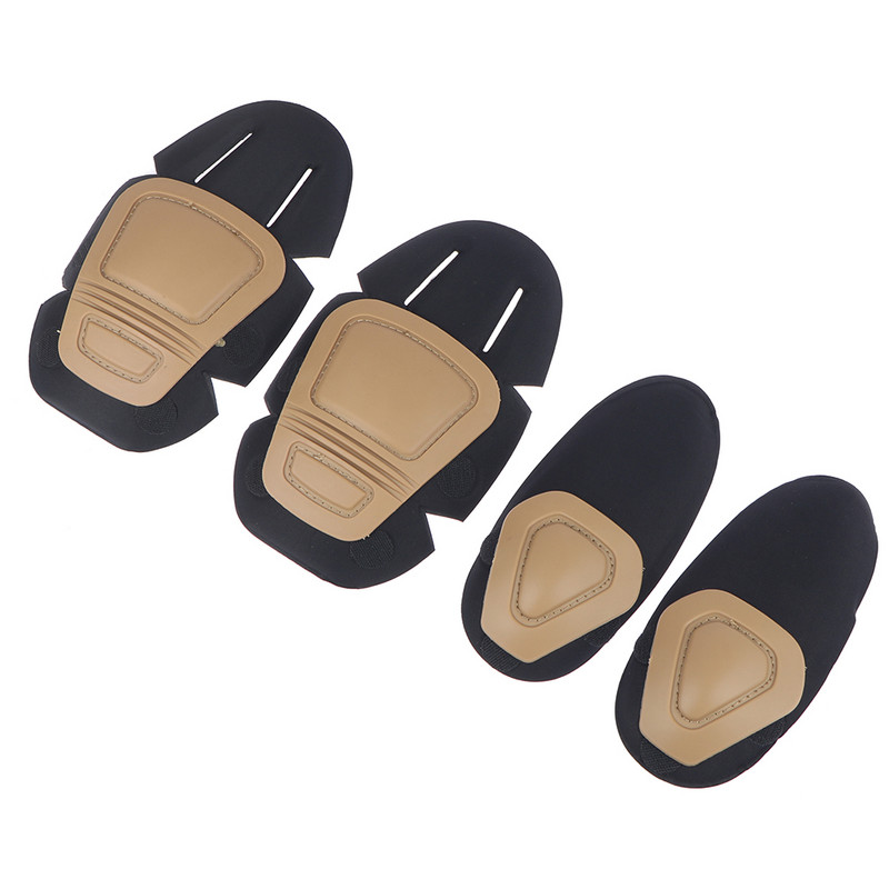 Taktikalise konnakostüümi põlvekaitsmed ja küünarnukki toetavad paintball Airsofti põlvekaitsed