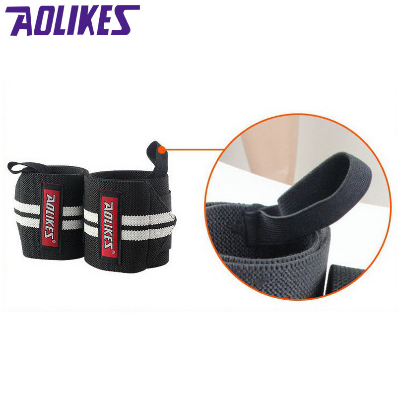 AOLIKES 2tk Tõstmise randmepaelad Jõusaali randme tugimähised Compression Sport Ohutus Fitness Treening karpaaltunnel