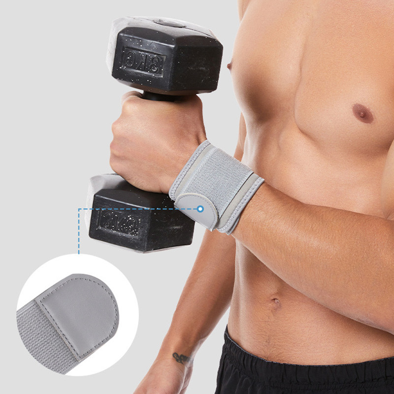 Мъжка опора за китката Регулируема скоба за китка Обвивка Тенис Баскетбол Бадминтон Маншет Вдигане на тежести Тренировка във фитнес зала Поддръжка за китка