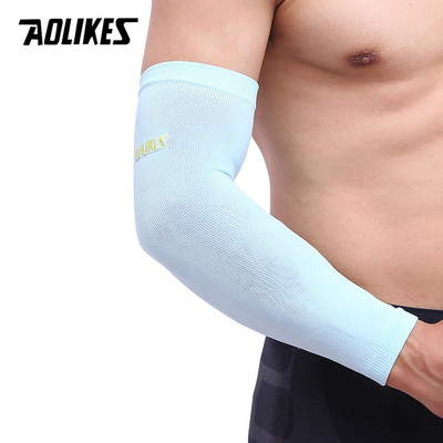 Badu.bg AOLIKES 1PCS Дишаща еластична баскетболна тенис лента за ръкави ...