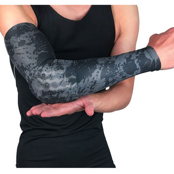 JUUMMP 1Pcs Arm Sleeve Armband Поддръжка на лакътя Баскетболен ръкав Дишаща футболна безопасност Спортна подложка за лакътя Протектор за скоби