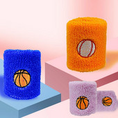 6 gab Sporta sviedru siksniņas Mitrumu uzsūcošas Atlētiskas frotē auduma bērnu aproce futbolam Tenisam Basketbolam Skriešanai Trenažieru zāle darbam