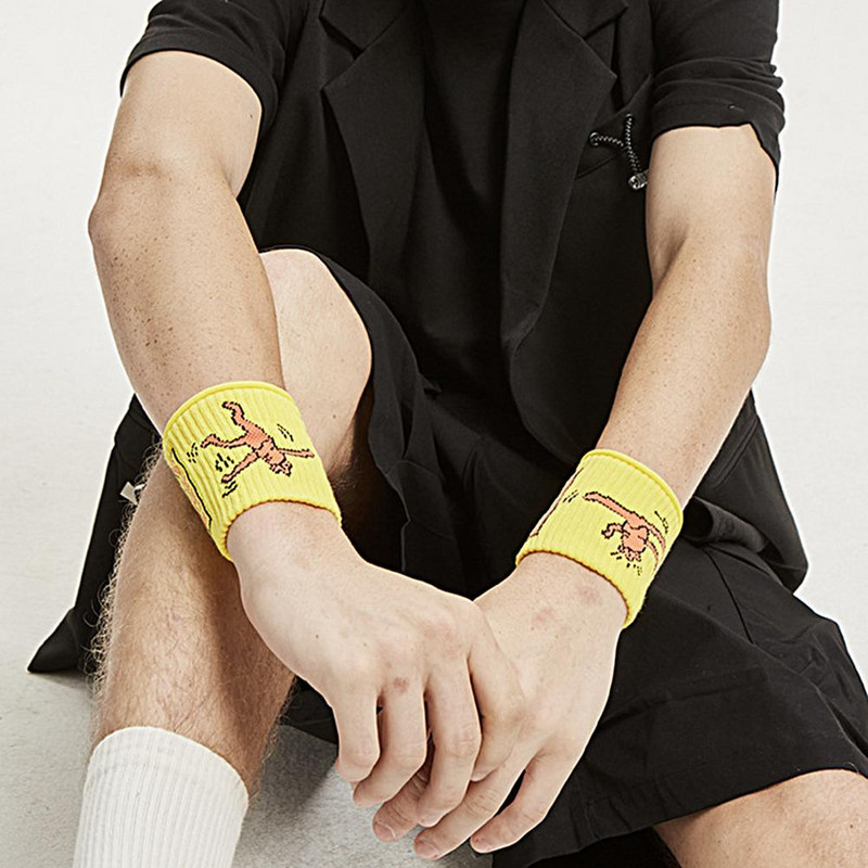 Sportlikud dressipaelad 1 paar libisemisvastased mugavad venivad silmkoelised tennisetreeningud Treeningspordi randmepaelad treenimiseks