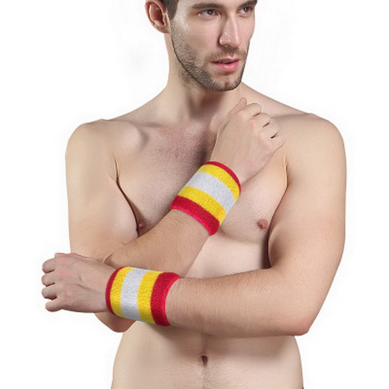 2tk 8*8 cm triibuline randme higipael Sport randmepael Meeste higipael Korvpall Tennis Randmekaitsmed Brace Support Protector Jõusaal
