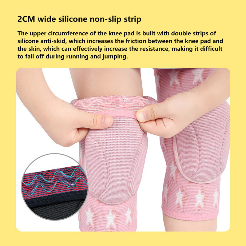 1 ΤΕΜ Παιδικά Αθλητικά Επιγονατάκια Χειμερινή Ζεστασιά Χοντρό σφουγγάρι κατά της σύγκρουσης κατά του φθινοπώρου Μπάσκετ Χορού Running Guard