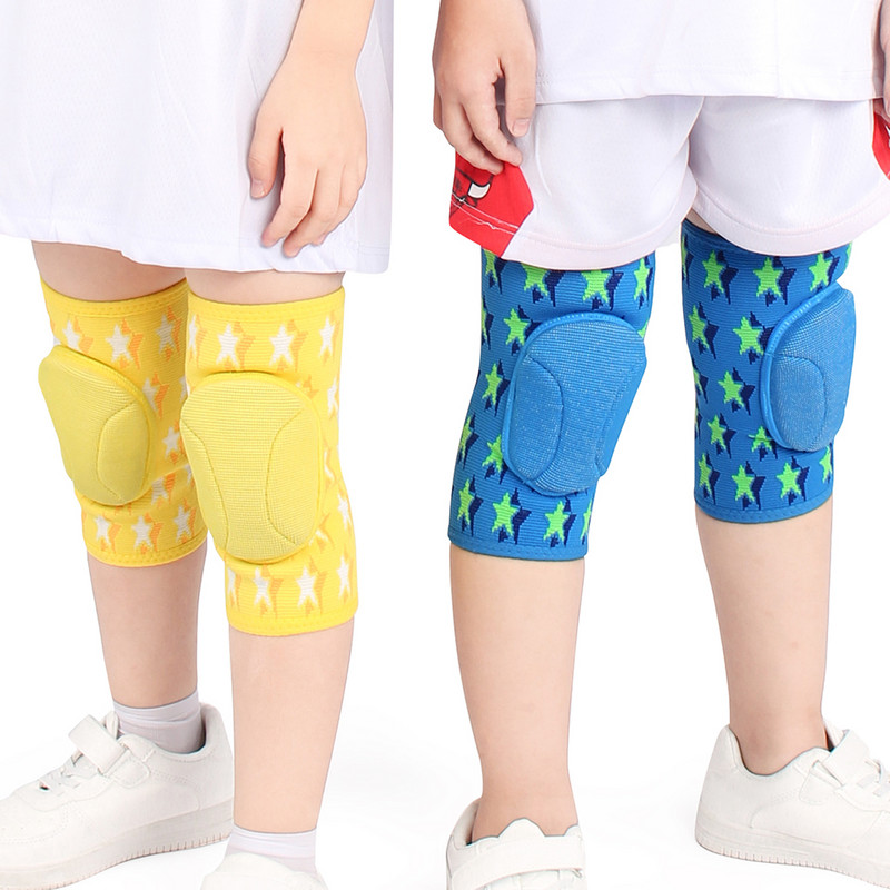 1 ΤΕΜ Παιδικά Αθλητικά Επιγονατάκια Χειμερινή Ζεστασιά Χοντρό σφουγγάρι κατά της σύγκρουσης κατά του φθινοπώρου Μπάσκετ Χορού Running Guard