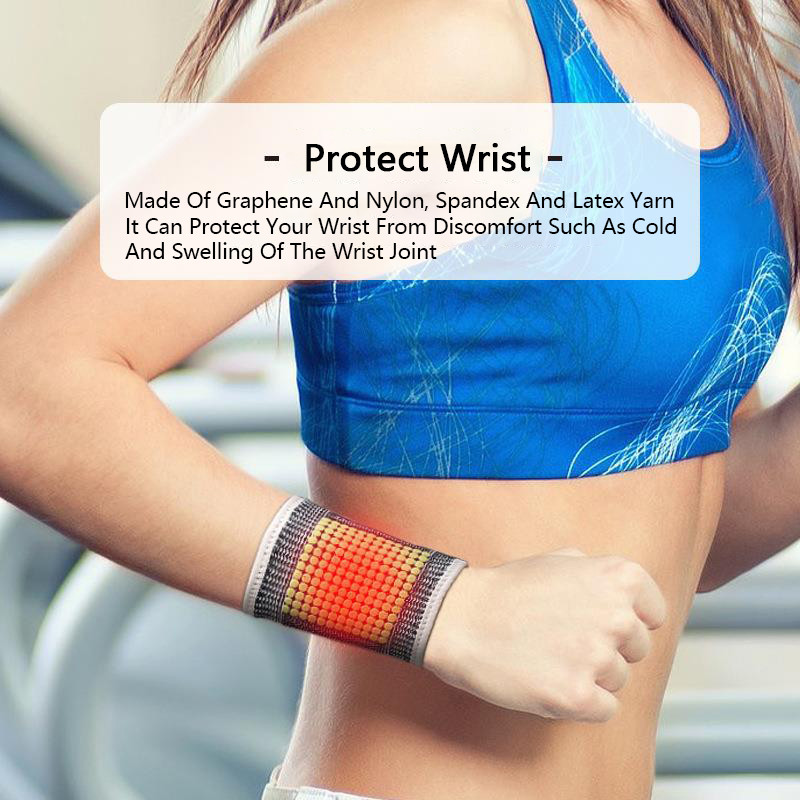 Grafeenist isesoojenev randmepael spordikaitse teraapiapadjad Artriidi valu leevendav randmekinnitusmähis Unisex tervisehooldusvahendid
