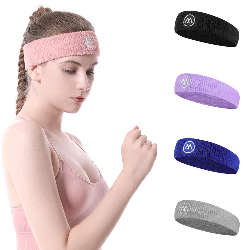 brățară sport moale absorbă transpirația benzi pentru cap elastică, respirabilă, sport, prosop de yoga, brățară de protecție pentru femei, brățară de păr