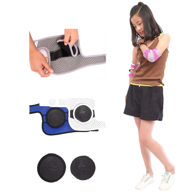 1 paar reguleeritavat laste küünarnukitugi koos eemaldatava padjaga tantsimiseks uisutamiseks Jalgrattasõiduks Lapsed Sportlikud küünarnukikaitsed poisid, tüdrukud