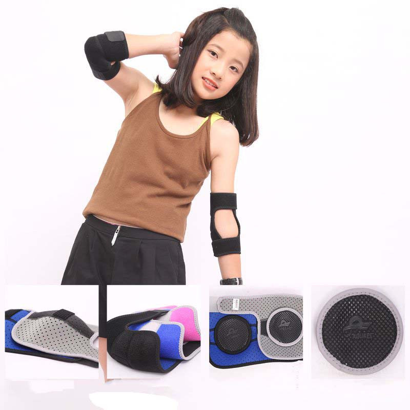 1 paar reguleeritavat laste küünarnukitugi koos eemaldatava padjaga tantsimiseks uisutamiseks Jalgrattasõiduks Lapsed Sportlikud küünarnukikaitsed poisid, tüdrukud