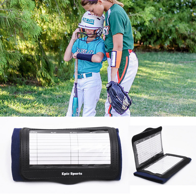 Caiet de joc pentru antrenor de mână în aer liber Baseball Rugby Joacă fotbal Brățară de protecție Sport pentru încheietura mâinii Accesoriu Autocolant magic #1212y35