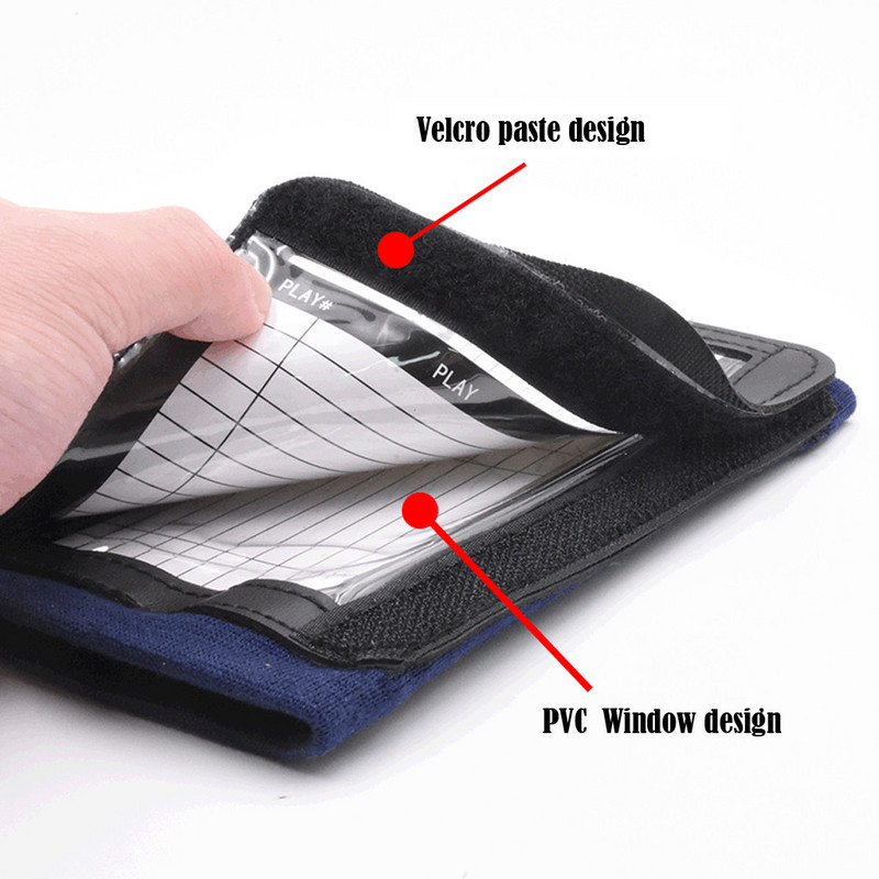 Caiet de joc pentru antrenor de mână în aer liber Baseball Rugby Joacă fotbal Brățară de protecție Sport pentru încheietura mâinii Accesoriu Autocolant magic #1212y35