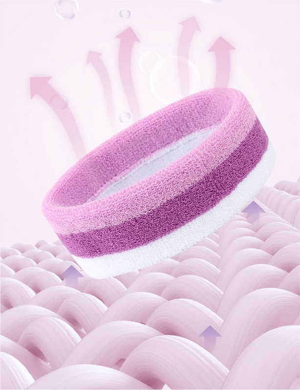 Sports Fashion színes csuklótámasz készlet - izzadságelnyelő és lélegző izzadságelnyelő és lélegző hajpánt a fitneszért