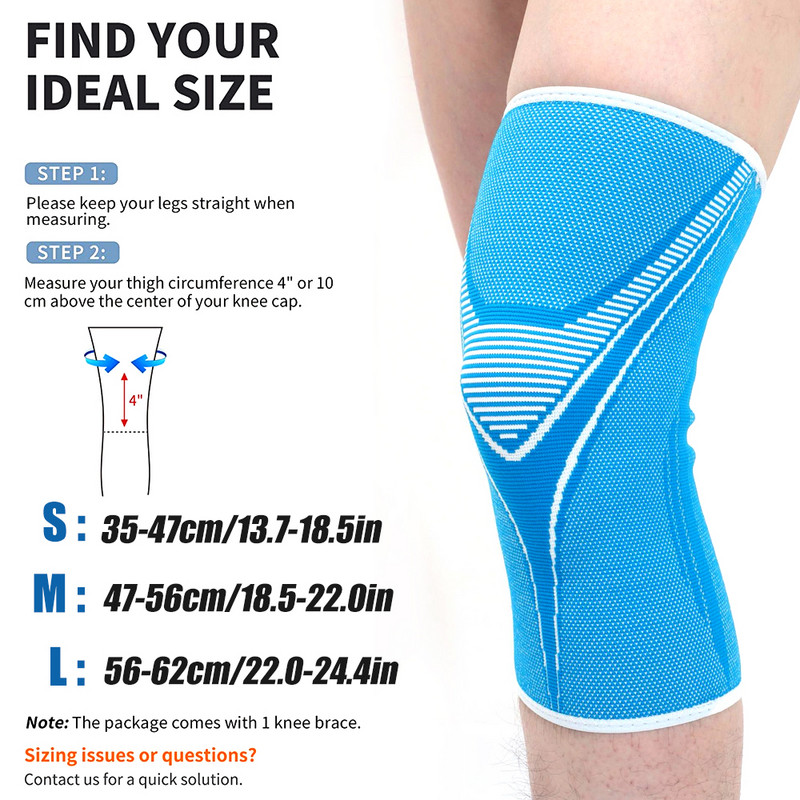 1 pár sport térdmerevítő, kompressziós térdtámasz súlyemeléshez futás guggolás kosárlabda edzéshez, térdfájdalom csillapítása