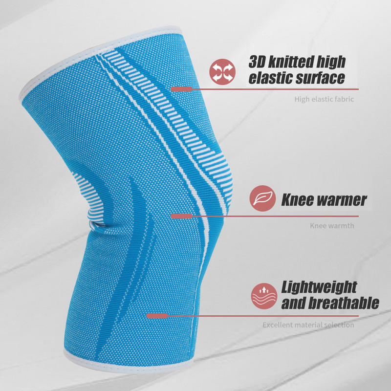 1 pár sport térdmerevítő, kompressziós térdtámasz súlyemeléshez futás guggolás kosárlabda edzéshez, térdfájdalom csillapítása