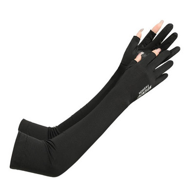 1 poros aušinimo rankovių užvalkalai, moteriški Vyriški, sportiniai bėgimo, UV apsaugos nuo saulės pirštinės