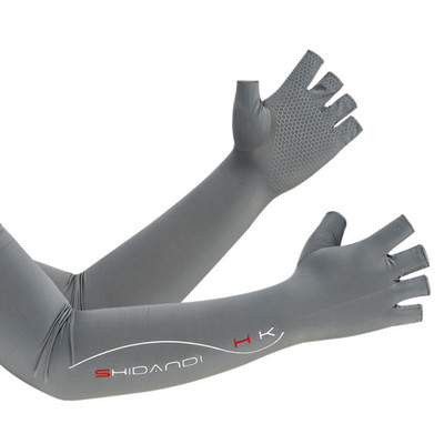 1 poros aušinimo rankovių užvalkalai, moteriški Vyriški, sportiniai bėgimo, UV apsaugos nuo saulės pirštinės