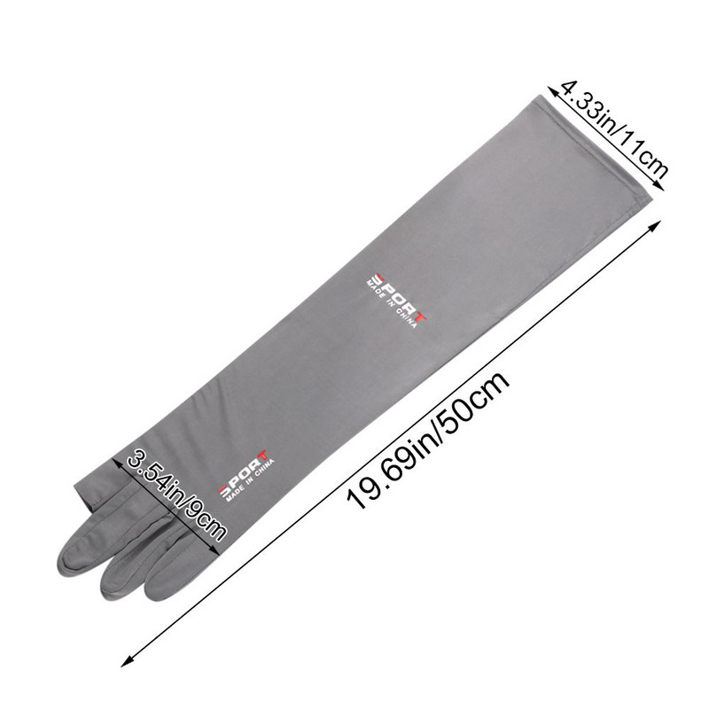 1 poros aušinimo rankovių užvalkalai, moteriški Vyriški, sportiniai bėgimo, UV apsaugos nuo saulės pirštinės