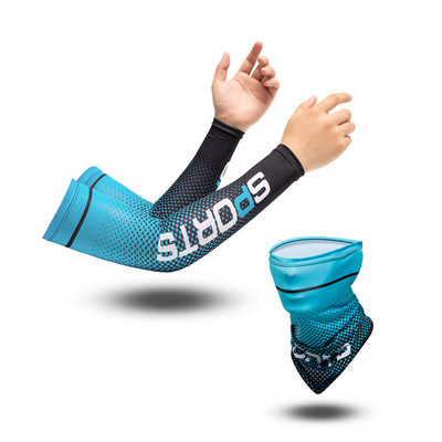 2023 m. Naujas ledinis šilko rankovių apsauginis kremas nuo saulės, rankogaliai nuo saulės, apsauga nuo saulės, rankovės, neslystančios, vyriškos, moteriškos, ilgos pirštinės.