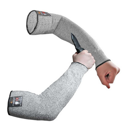 1Pc Level 5 HPPE Cut Resistant Anti-Puncture Work Protection Arm Sleeve Cover Cut-resistant Arm Sleeve ED-shipping