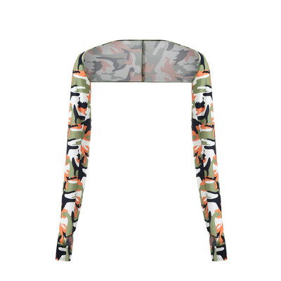 Itin plona skara rankovės rankovės ledinis šilkas ilgos pirštinės kvėpuojančios saulės apsauga nuo UV ledo rankų dangtelis šilčiau lauko sportui unisex