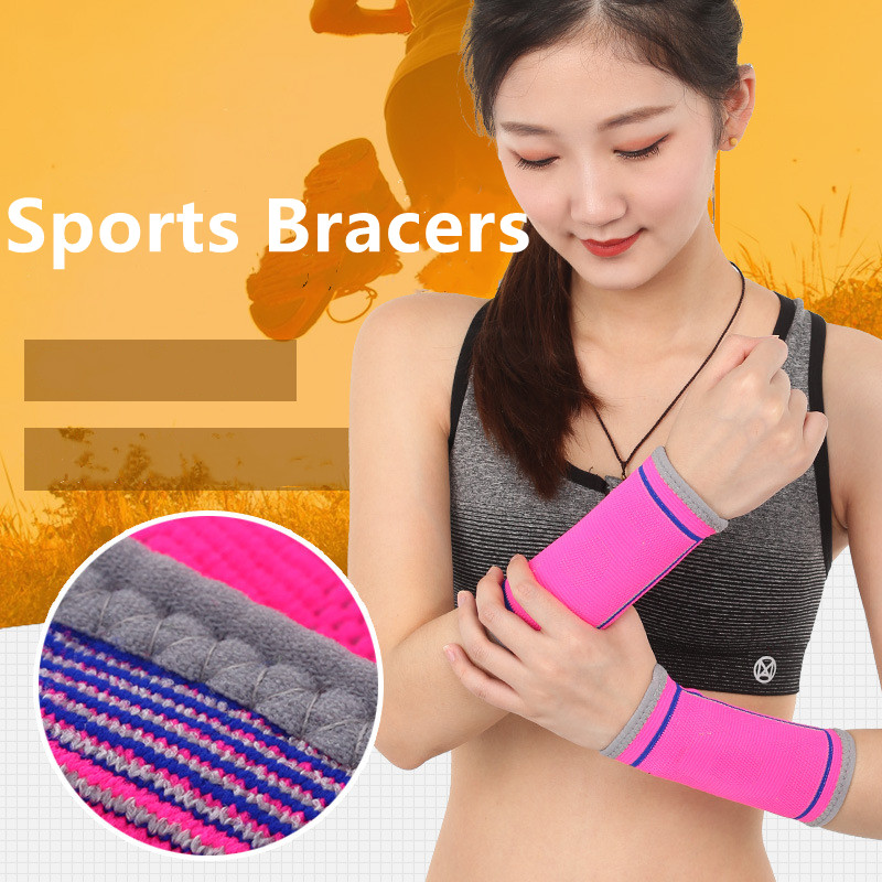 1 Paar Sports Wrist Guard Basketball Guard Fitness Kudumine Pehme ja hingav randmelöögi leevendamiseks