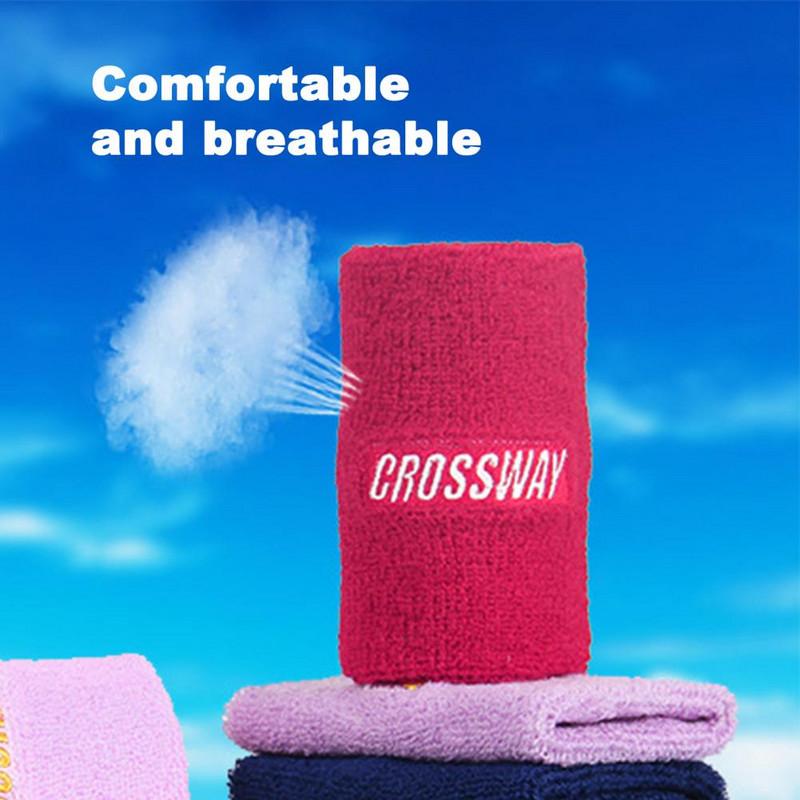 1 tk värviline puuvillane unisex sportlik dressipael käepael randmekaitse jõusaalis jooksmine sportlik ohutus randmetugi traksidega mähisside