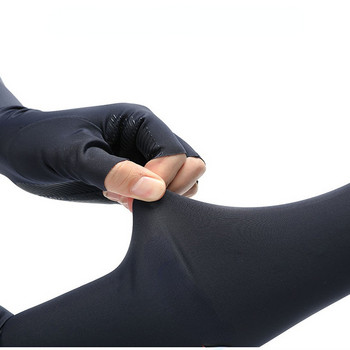 Dropship 2 бр. Спортни ръкави за ръце Колоездене Бягане Риболов Катерене Калъф за ръце Слънце UV защита Ледено-хладни ръкави с маншет с 5 пръста