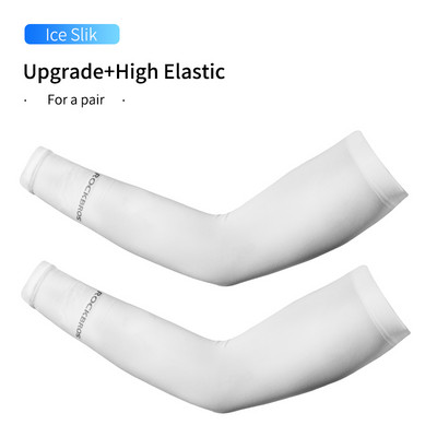 ROCKBROS Käevarrukad Jooksupüügi Aksessuaarid Päikesekaitsekreem käekate Suvine jahe nailonvarrukad Välispordi Jalgrattavarustus