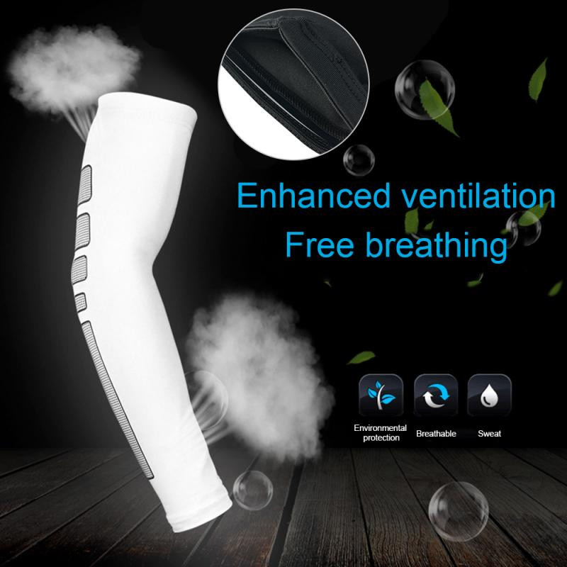 1kom Prozračni brzo sušeći UV rukavi za ruke za trčanje Košarkaški jastučići za laktove Fitness štitnici za ruke Sportski biciklistički grijači za ruke 7