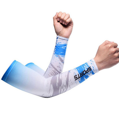 2023Uus Ice Silk Sleeve päikesekaitsekreem mansett UV päikesekaitsega varrukad libisemisvastased meeste naiste pikad kindad õues, lahe sport jalgrattasõit