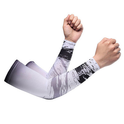 2023Uus Ice Silk Sleeve päikesekaitsekreem mansett UV päikesekaitsega varrukad libisemisvastased meeste naiste pikad kindad õues, lahe sport jalgrattasõit