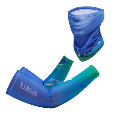 2023Uus Ice Silk Sleeve päikesekaitsekreem mansett UV päikesekaitsega varrukad libisemisvastased meeste naiste pikad kindad õues, lahe sport jalgrattasõit