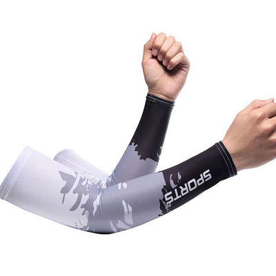 2023Uus Ice Silk Sleeve päikesekaitsekreem mansett UV päikesekaitsega varrukad libisemisvastased meeste naiste pikad kindad õues, lahe sport jalgrattasõit