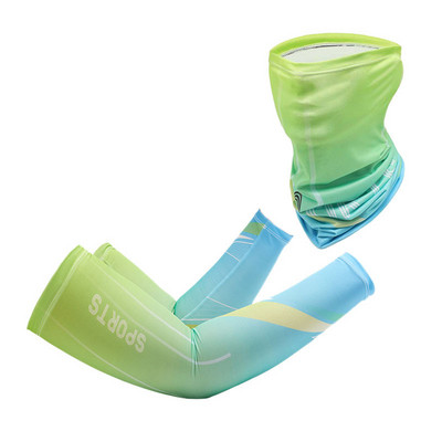 2023Uus Ice Silk Sleeve päikesekaitsekreem mansett UV päikesekaitsega varrukad libisemisvastased meeste naiste pikad kindad õues, lahe sport jalgrattasõit