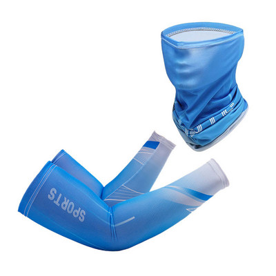 2023Uus Ice Silk Sleeve päikesekaitsekreem mansett UV päikesekaitsega varrukad libisemisvastased meeste naiste pikad kindad õues, lahe sport jalgrattasõit