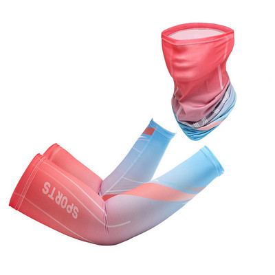 2023Uus Ice Silk Sleeve päikesekaitsekreem mansett UV päikesekaitsega varrukad libisemisvastased meeste naiste pikad kindad õues, lahe sport jalgrattasõit